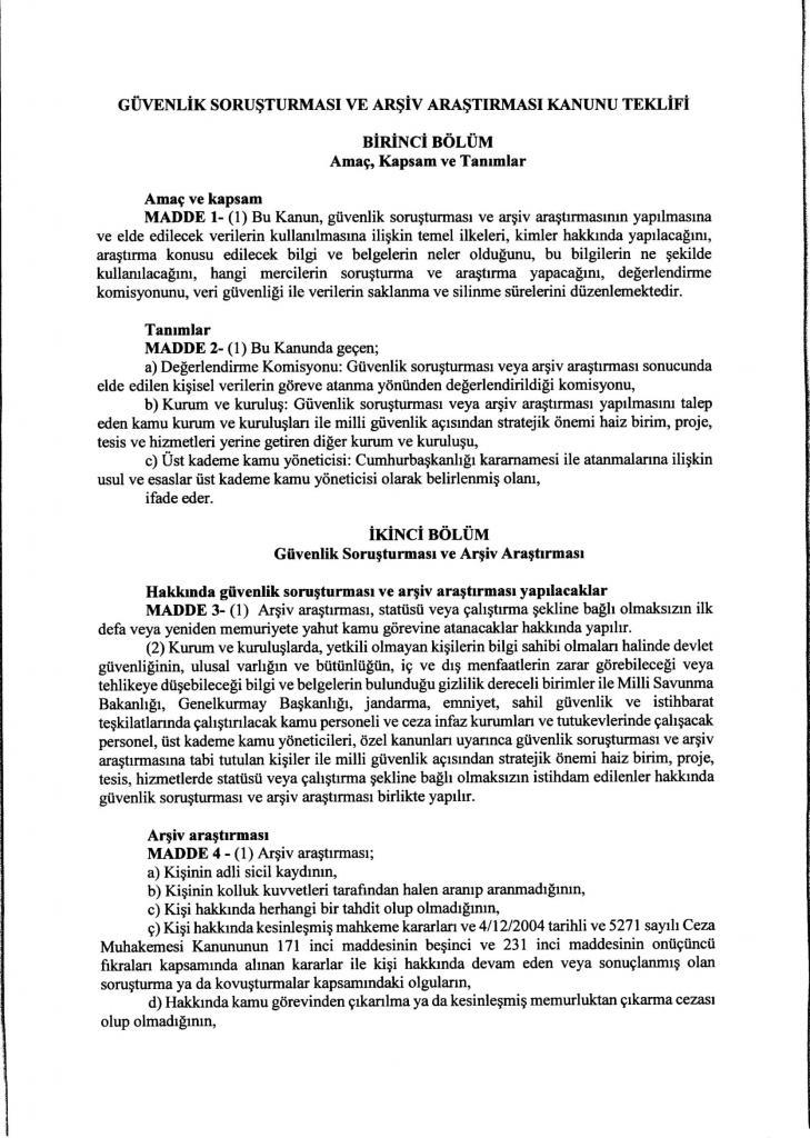 Güvenlik Soruşturması ve Arşiv Araştırması Yeni Kanun Teklifi Hakkındaki Görüşlerimiz guvenlik sorusturmasi ve arsiv arastirmasi yeni kanun teklifi ankara idari dava avukat 1 Güvenlik Soruşturması ve Arşiv Araştırması Yeni Kanun Teklifi Hakkındaki Görüşlerimiz
