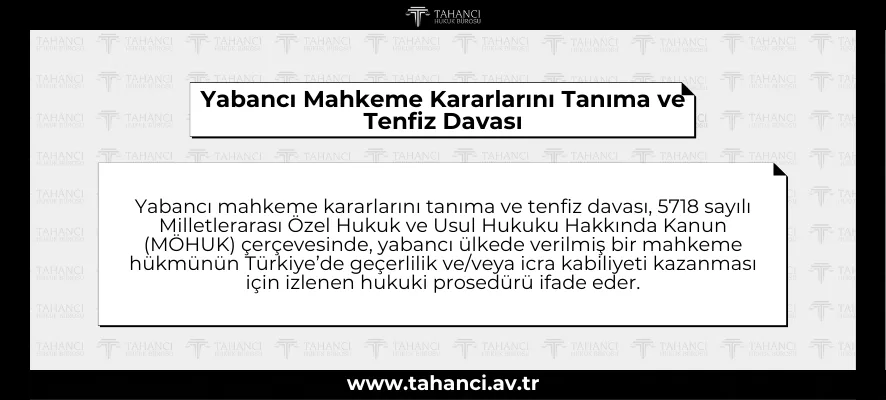 Yabancı Mahkeme Kararlarını Tanıma ve Tenfiz Davası