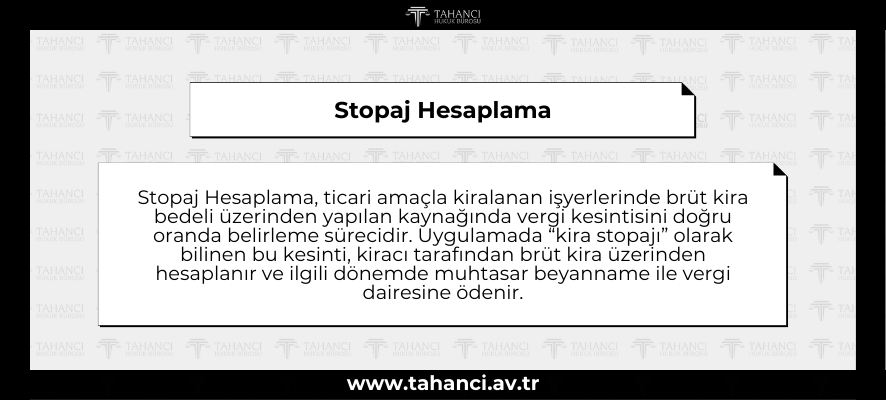 Stopaj Hesaplama - tahanci.av.tr