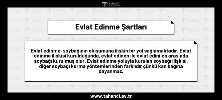 Evlat Edinme Şartları tahanci.av.tr