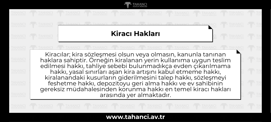 Kiracı Hakları - tahanci.av.tr