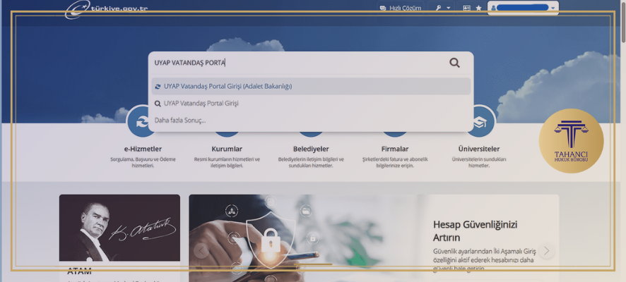 E-devlet Uyap Vatandaş Portal