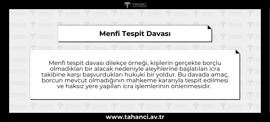 Menfi Tespit Davası - tahanci.av.tr
