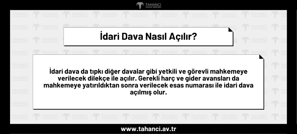 İdari Dava Nasıl Açılır Tahancı