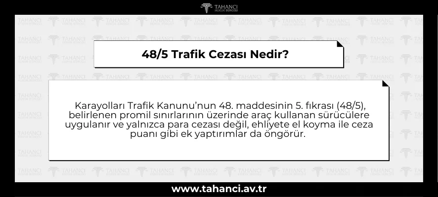 48/5 Trafik Cezası Nedir?
