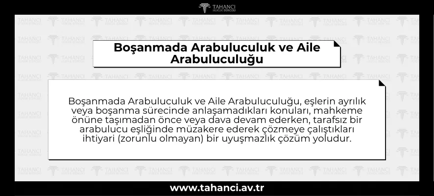 Boşanmada Arabuluculuk ve Aile Arabuluculuğu
