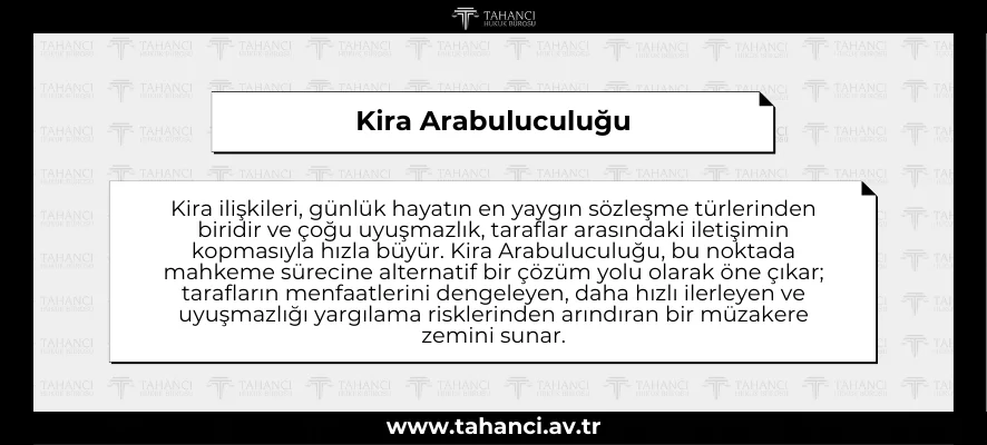Kira Arabuluculuğu - tahanci