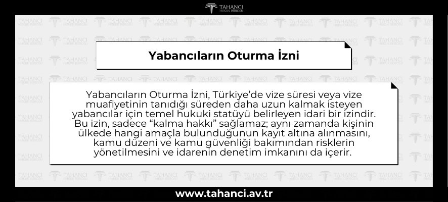 Yabancıların Oturma İzni - tahanci