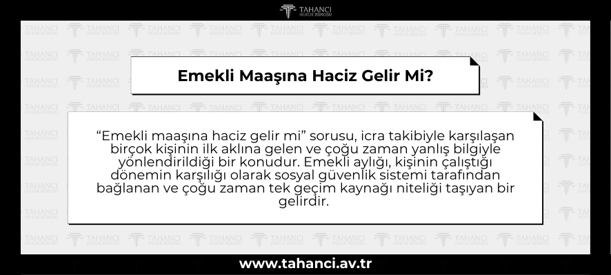Emekli Maaşına Haciz Gelir Mi - tahanci