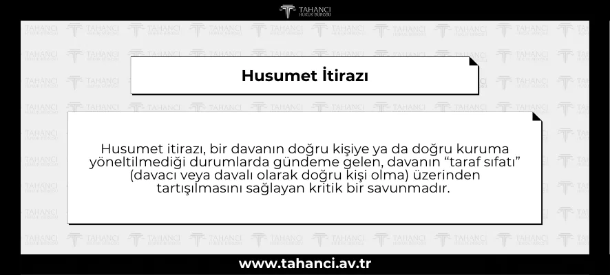 Husumet İtirazı