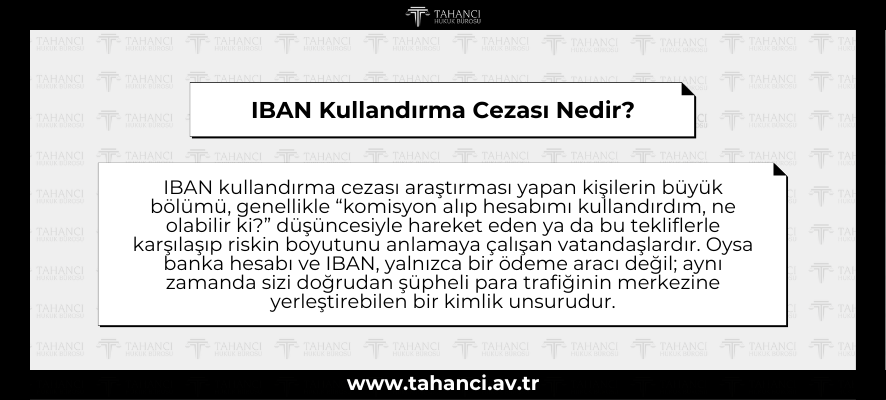 IBAN Kullandırma Cezası Nedir - tahanci