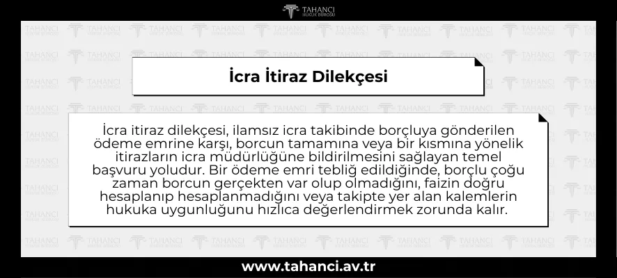 İcra İtiraz Dilekçesi