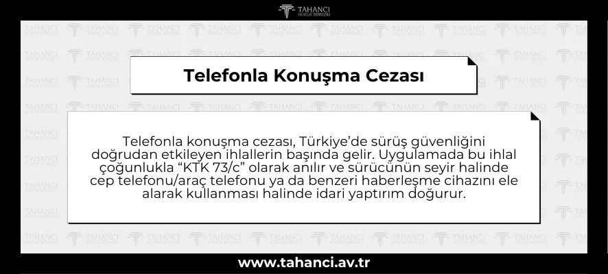 Telefonla Konuşma Cezası (73/c) – 2026