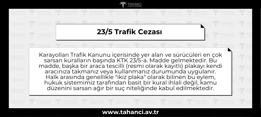23/5 Trafik Cezası