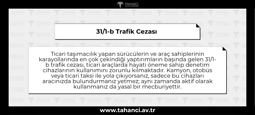 31/1-b Trafik Cezası
