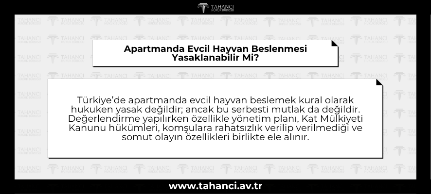 Apartmanda Evcil Hayvan Beslenmesi Yasaklanabilir Mi - tahanci