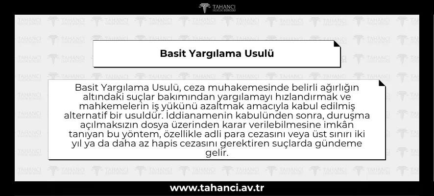 Basit Yargılama Usulü