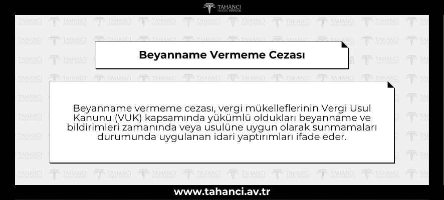 Beyanname Vermeme Cezası - tahanci