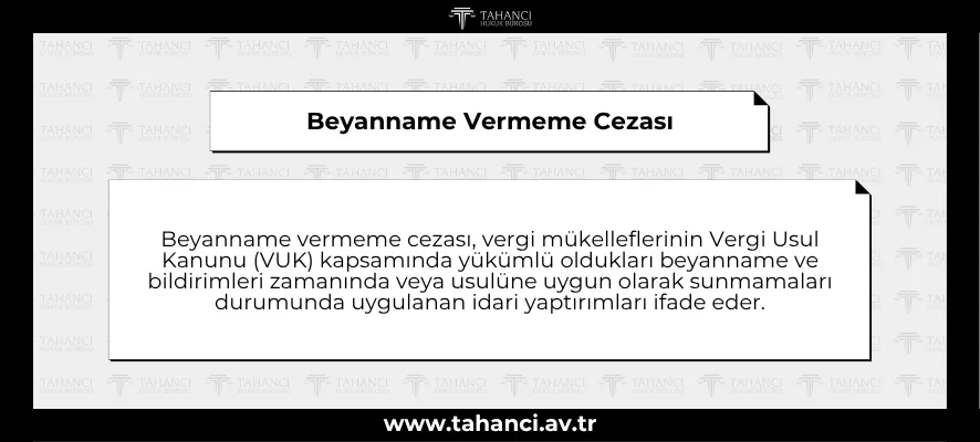 Beyanname Vermeme Cezası