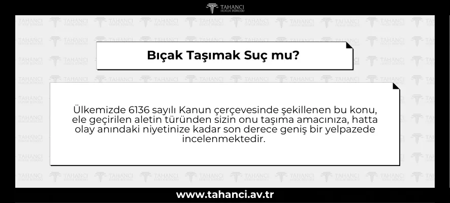 Bıçak Taşımak Suç mu?