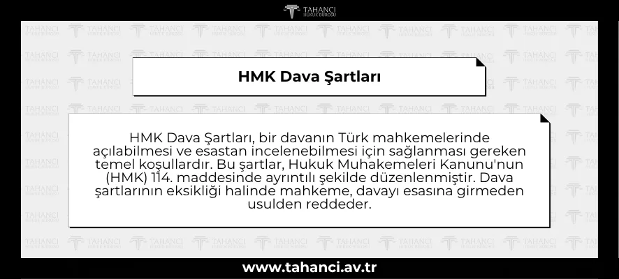 HMK Dava Şartları