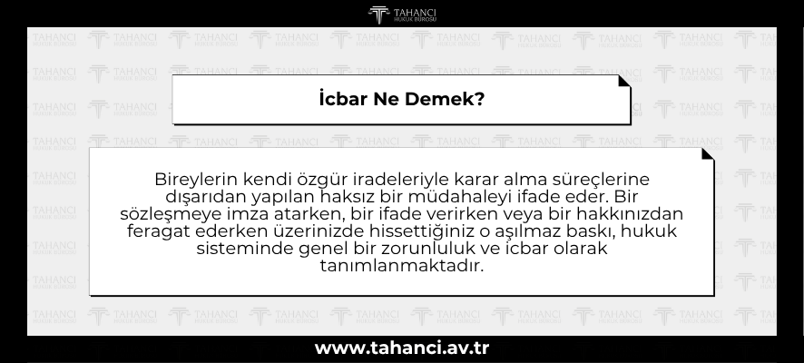 İcbar Ne Demek - tahanci