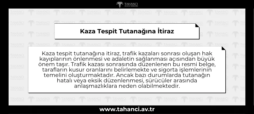 Kaza Tespit Tutanağına İtiraz