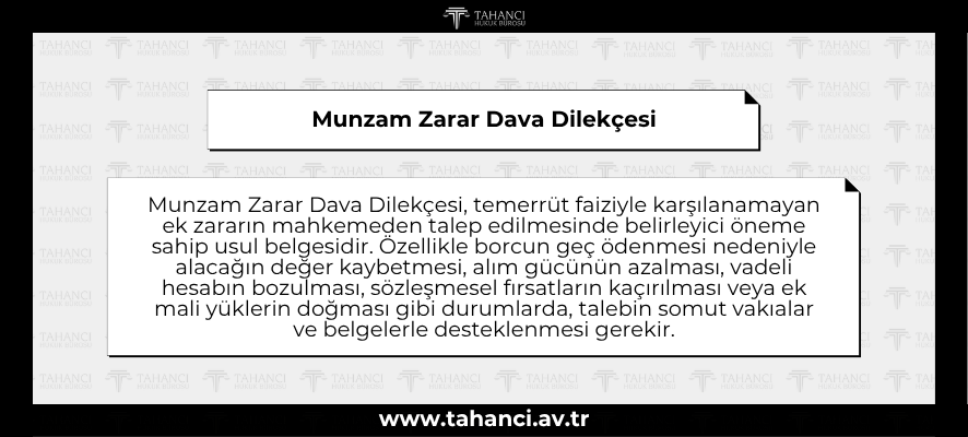 Munzam Zarar Dava Dilekçesi - tahanci