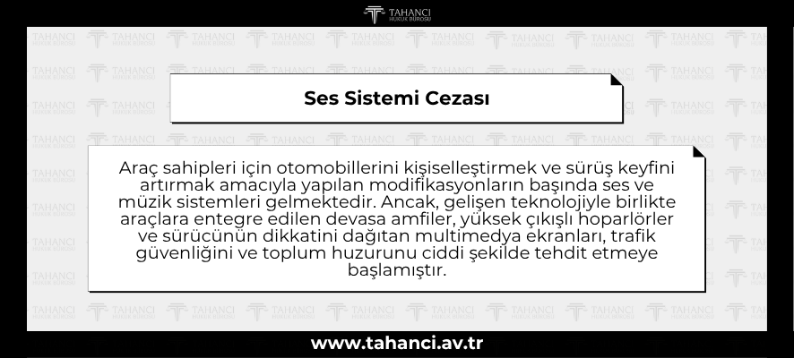 Ses Sistemi Cezası - tahanci