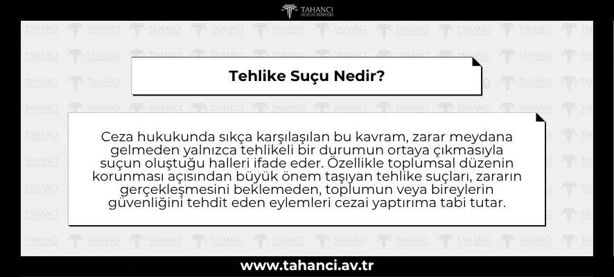Tehlike Suçu Nedir?