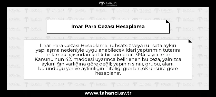 İmar Para Cezası Hesaplama