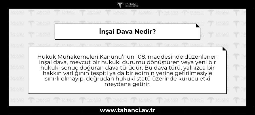 İnşai Dava Nedir - tahanci