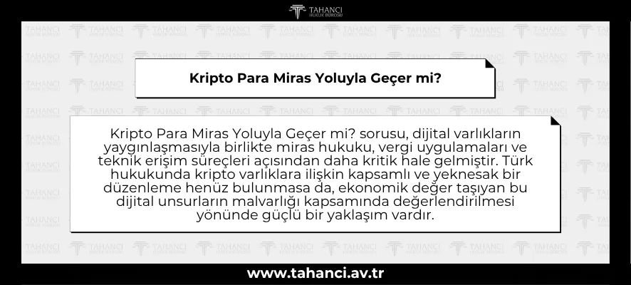 Kripto Para Miras Yoluyla Geçer mi?